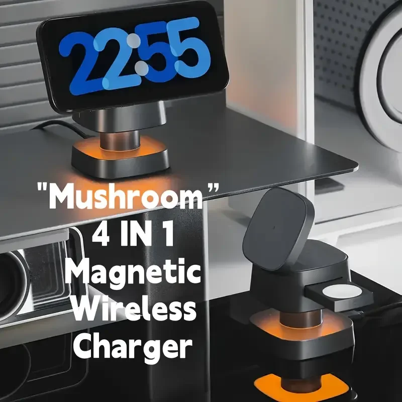 Wireless Charger 3 In 1 - Cargador inalámbrico magnético 3 en 1