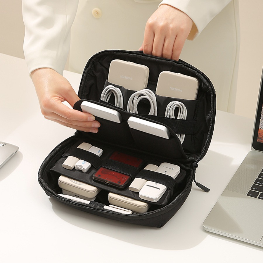 Tech Accessories Travel Case - Organizador de Cables Portátil para Viajes,
