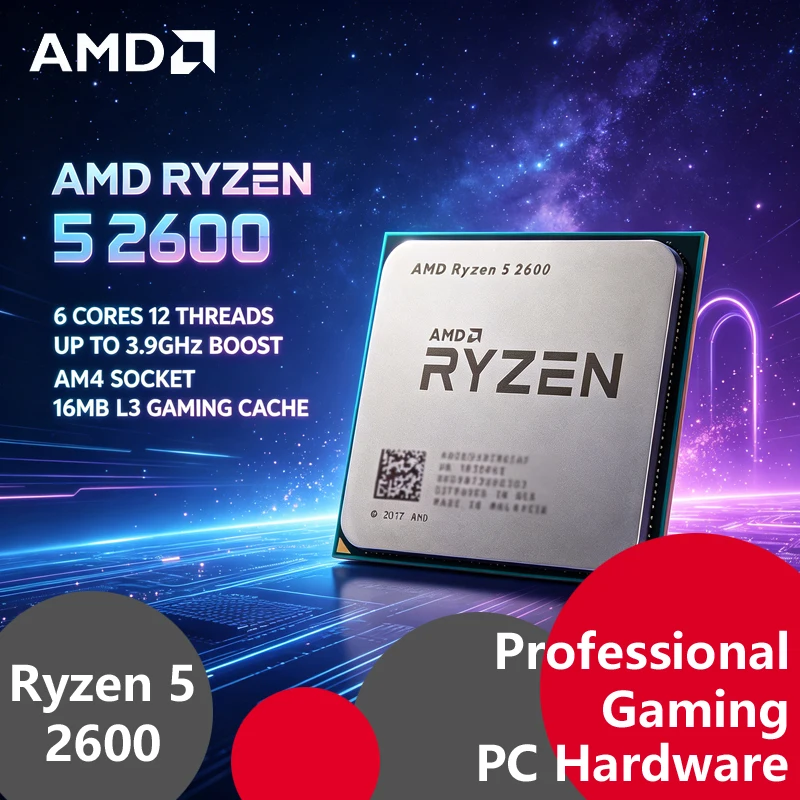 Amd Cpu Ryzen 5 - Procesador AMD Ryzen 5 2600 Tray