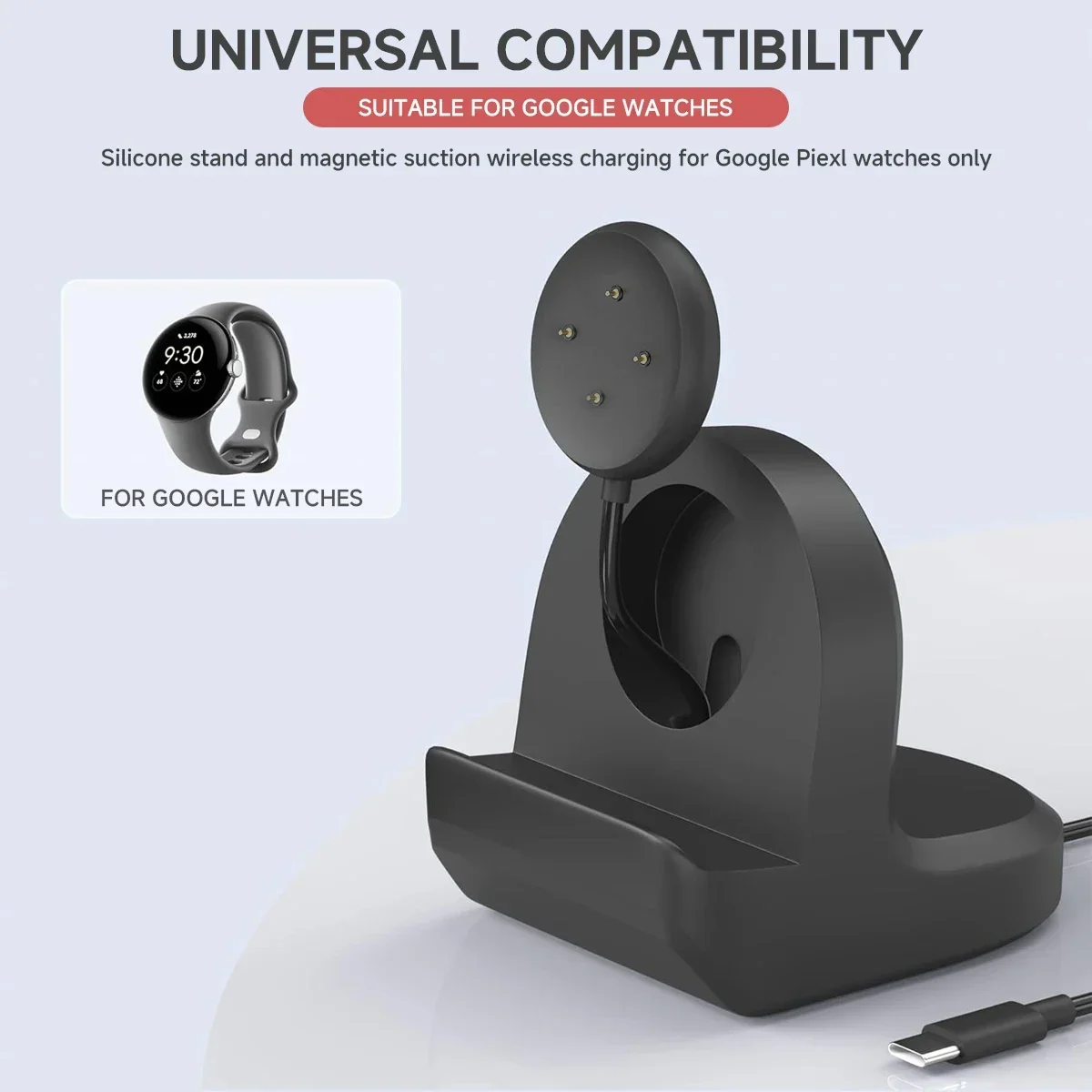 Base de carga de silicona suav - Wireless Charger 3 In 1 reseña y precio