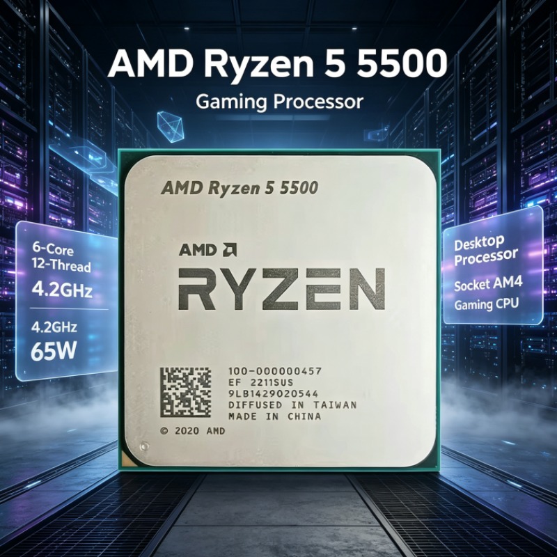 Procesador AMD Ryzen 5 5500 AM - Amd Cpu Ryzen 5 reseña y precio