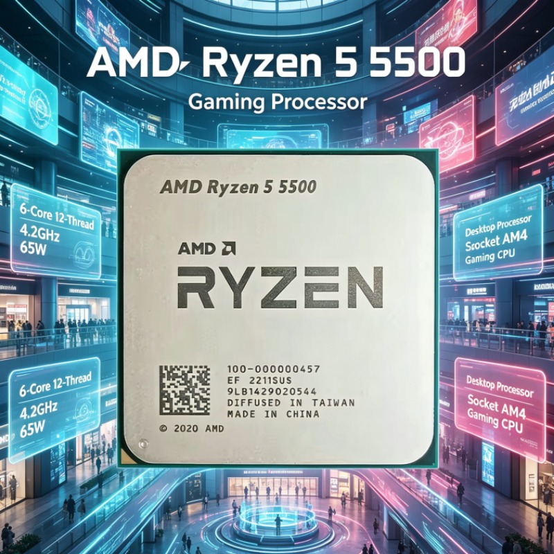 Procesador AMD Ryzen 5 5500 AM - Amd Cpu Ryzen 5 reseña y precio