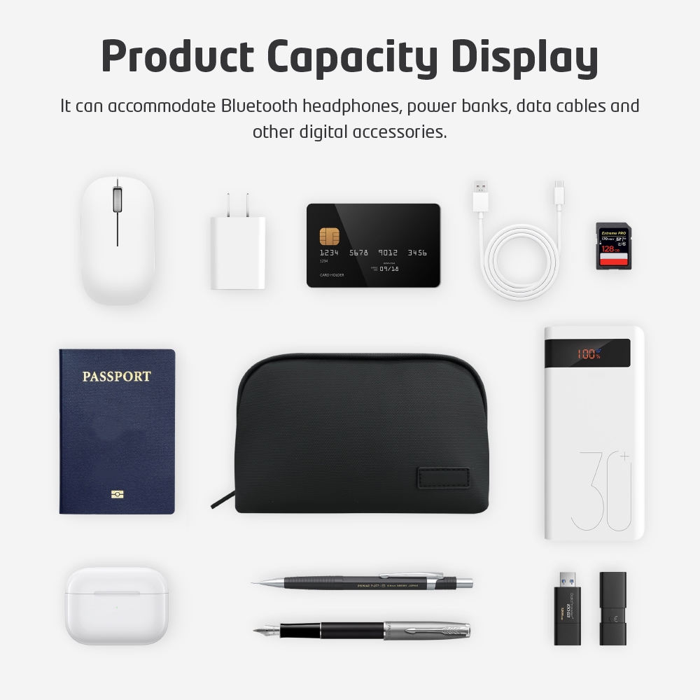 Estuche Ligero Resistente al A - Tech Accessories Travel Case reseña y precio