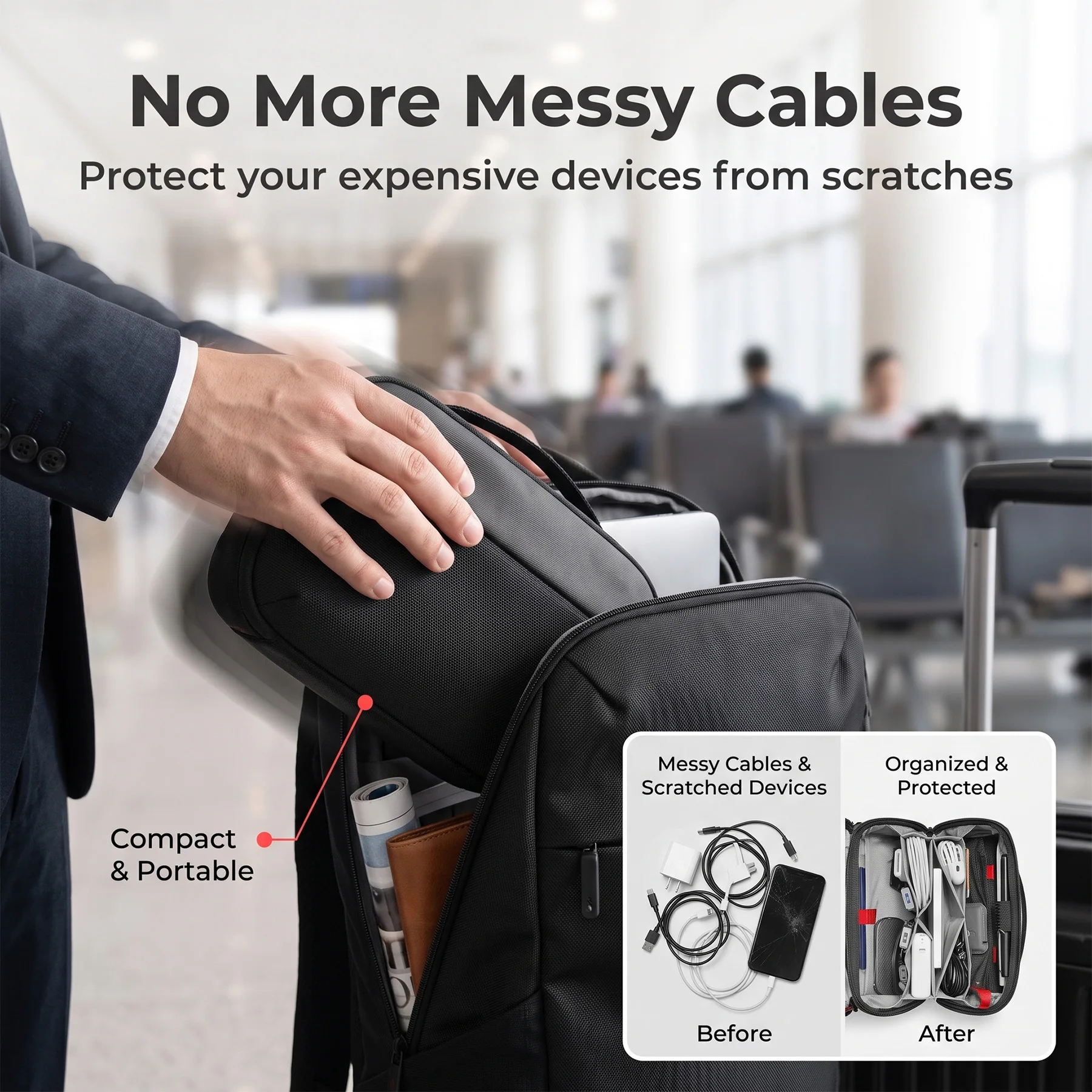Estuche Organizador de Accesor - Tech Accessories Travel Case reseña y precio