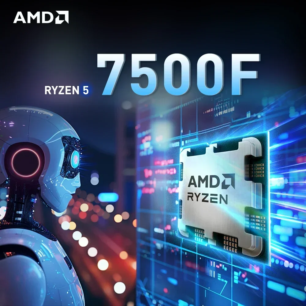 CPU AMD Ryzen 5 7500F R5 7500F - Amd Cpu Ryzen 5 reseña y precio