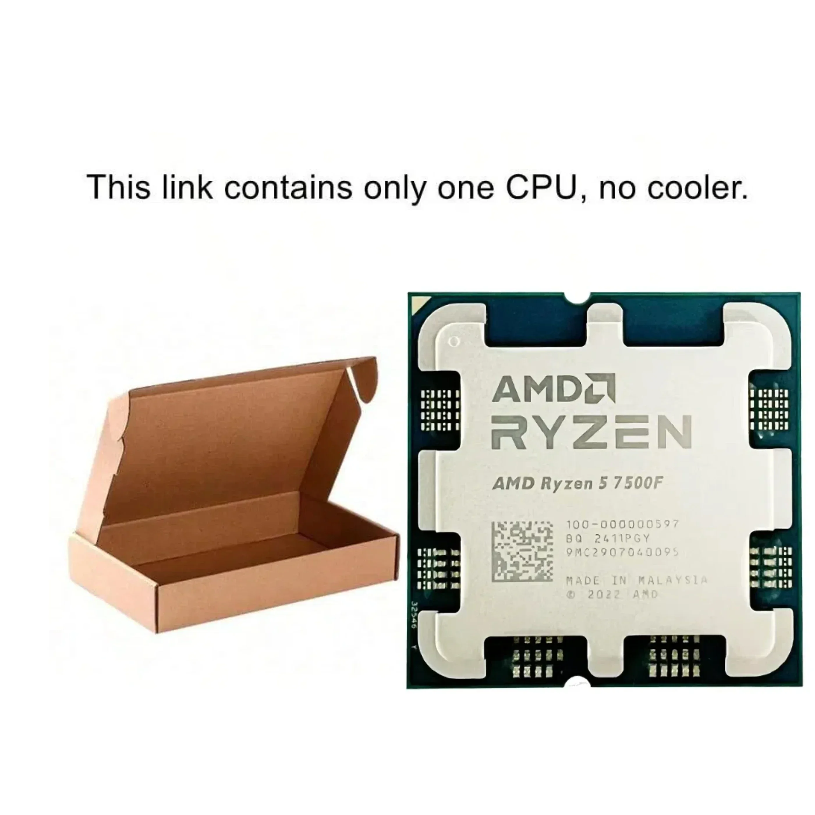 CPU AMD Ryzen 5 7500F R5 7500F - Amd Cpu Ryzen 5 reseña y precio