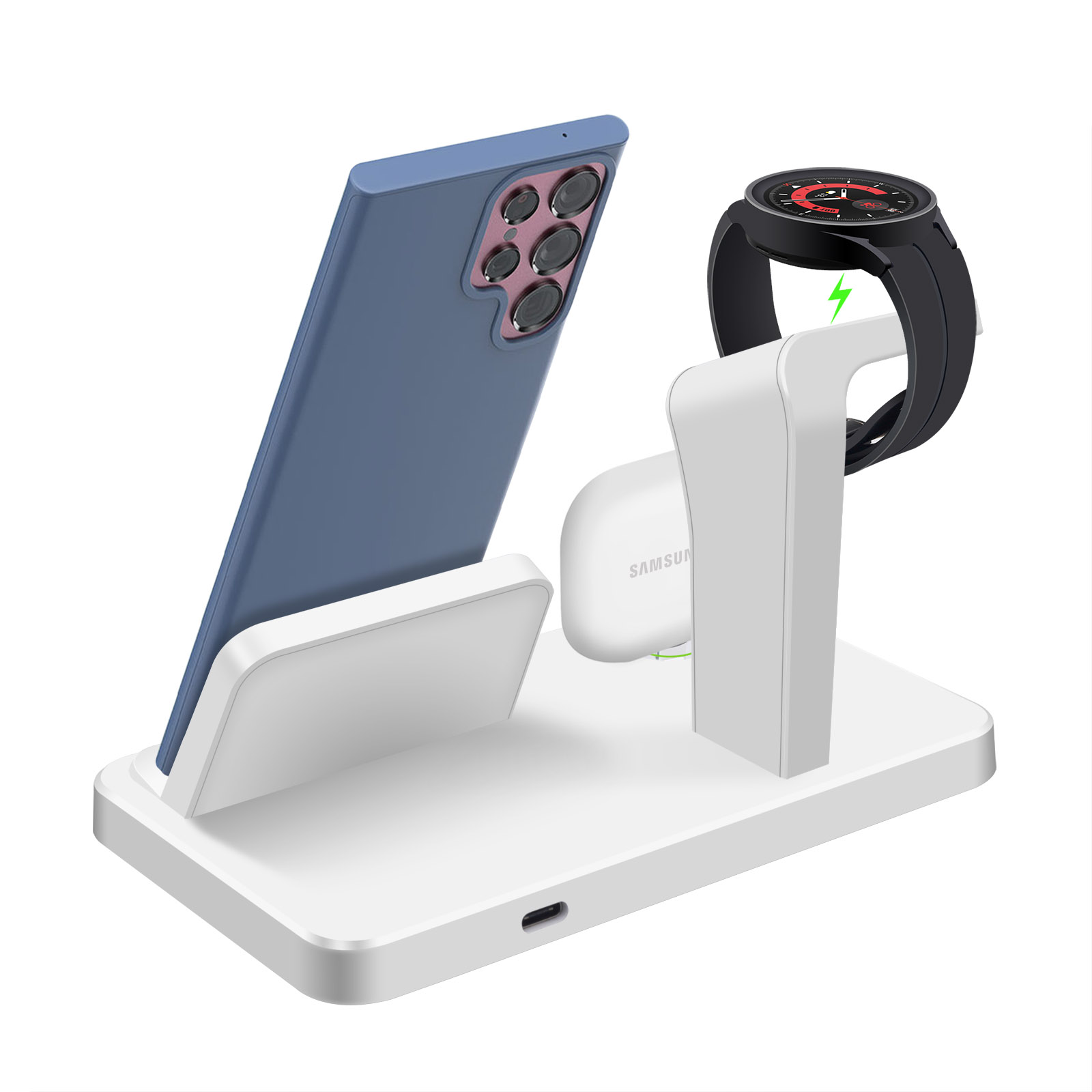 Base de Carga Inalámbrica 3 en - Wireless Charger 3 In 1 reseña y precio