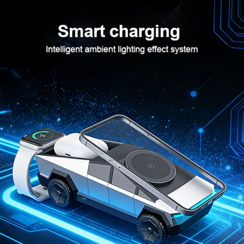 Base de Escritorio 3 en 1 Cybe - Wireless Charger 3 In 1 reseña y precio