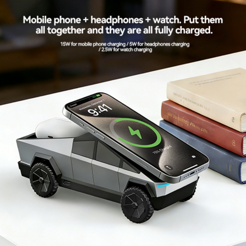 Base de Escritorio 3 en 1 Cybe - Wireless Charger 3 In 1 reseña y precio