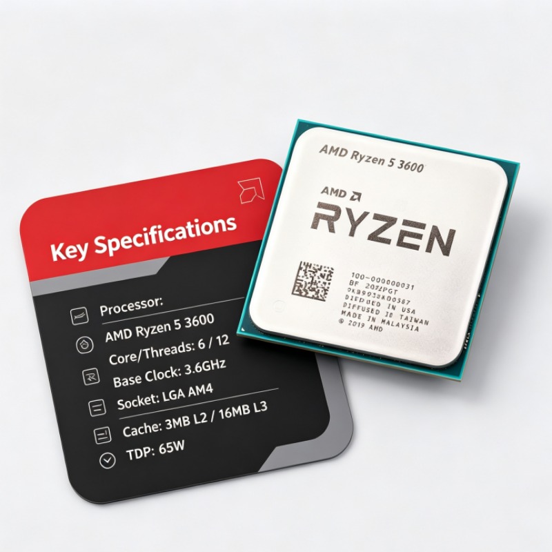 Procesador de Escritorio Ryzen - Amd Cpu Ryzen 5 reseña y precio