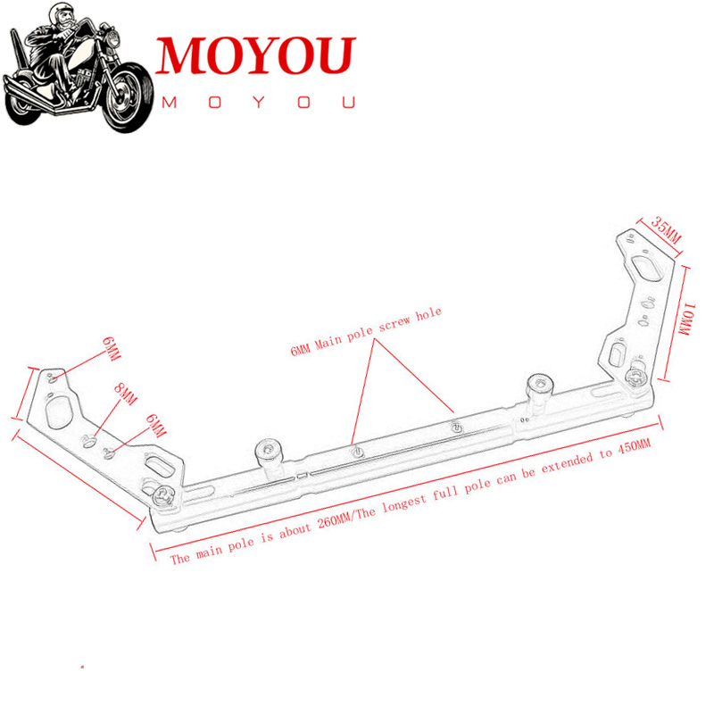Accesorios para motocicleta, p - Xmax Tech Max Accessories reseña y precio