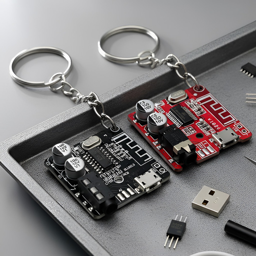 Llavero de Placa de Circuito E - Tech Accessories Key reseña y precio