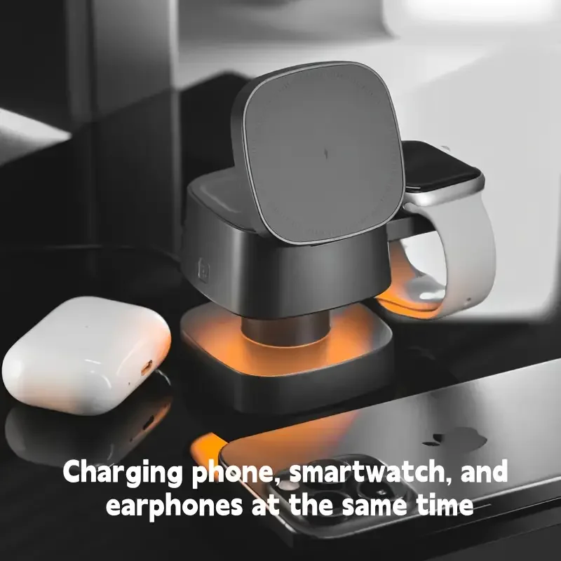 Cargador inalámbrico magnético - Wireless Charger 3 In 1 reseña y precio