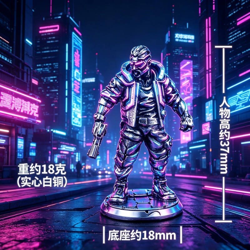 Figuras Metálicas de Soldados  - Tech Accessories Board reseña y precio