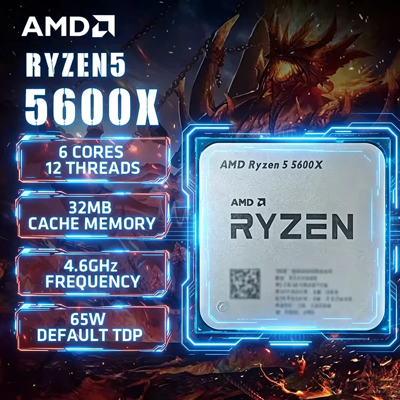 Procesador AMD Ryzen 5 5600X,  - Amd Cpu Ryzen 5 reseña y precio