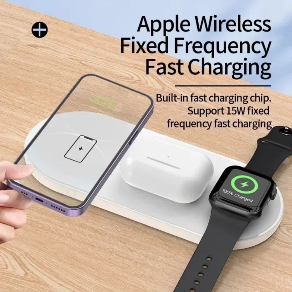 Base de Carga Inalámbrica 3 en - Wireless Charger 3 In 1 reseña y precio