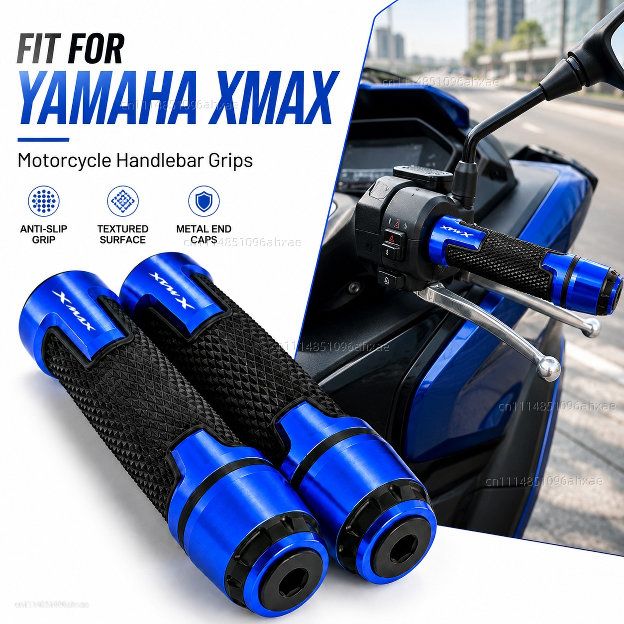 Nuevos empuñaduras de manillar - Xmax Tech Max Accessories reseña y precio