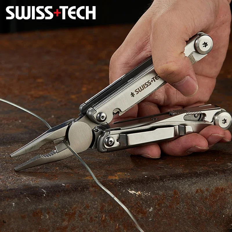SWISS TECH-Alicates multiherra - Tech Accessories Kit reseña y precio